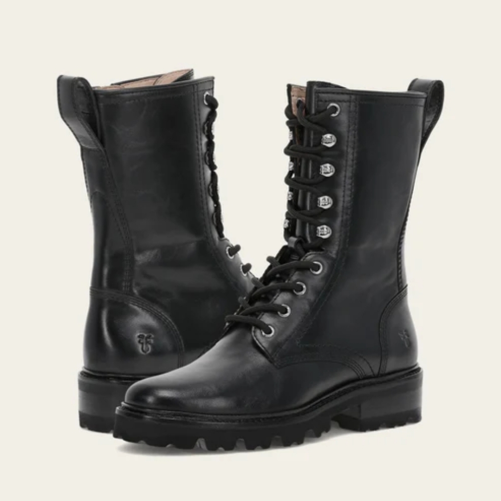 Frye Olivia Combat Boots